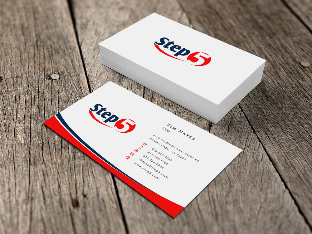 Design de Carte de Visite par Eggo May P pour Step5 | Design #4368385
