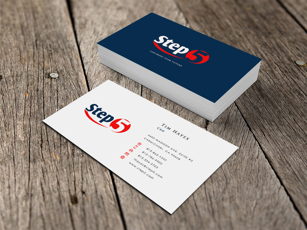 Business Card Design by Eggo May P for Step5 | Design #4368484