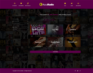 Web Design by Alex Andu for AccuRadio | Design: #4394068