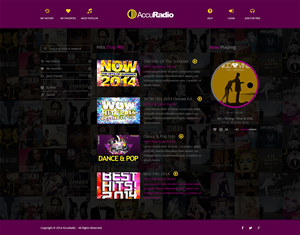 Web Design by Alex Andu for AccuRadio | Design: #4394070