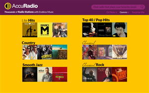 Web Design by coa for AccuRadio | Design: #4395903