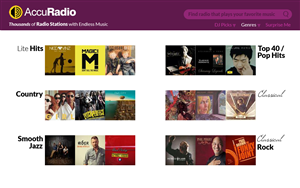 Web Design by coa for AccuRadio | Design: #4395923