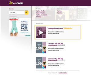 Web Design by SMST Designs for AccuRadio | Design: #4380277
