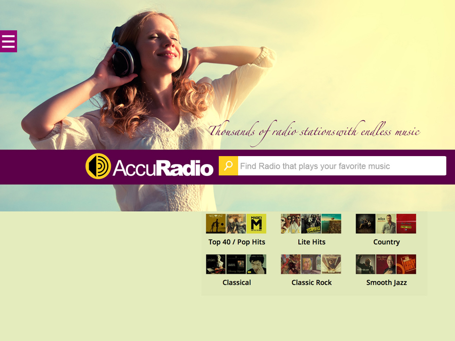Web Design by iyad mahmoud alsmadi for AccuRadio | Design #4376687