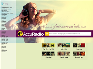 Web Design by iyad mahmoud alsmadi for AccuRadio | Design: #4376702