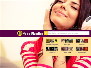 Web Design by iyad mahmoud alsmadi for AccuRadio | Design: #4387974
