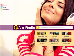 Web Design by iyad mahmoud alsmadi for AccuRadio | Design: #4387978