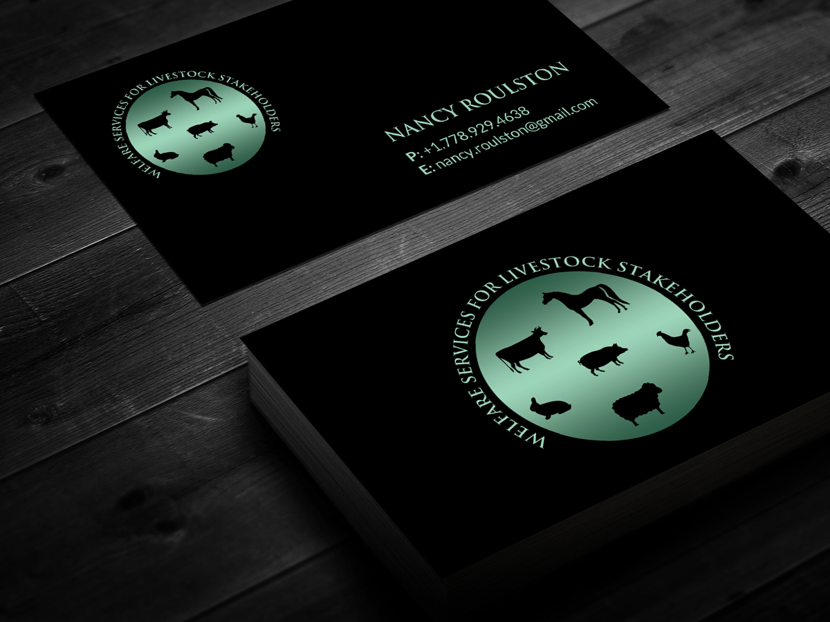 Business Card Design by Sarah Haroon for this project | Design #4366877