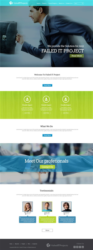 International IT Software company that is going to Disrupt the software building market needs a Site | Diseño Web por TechWise