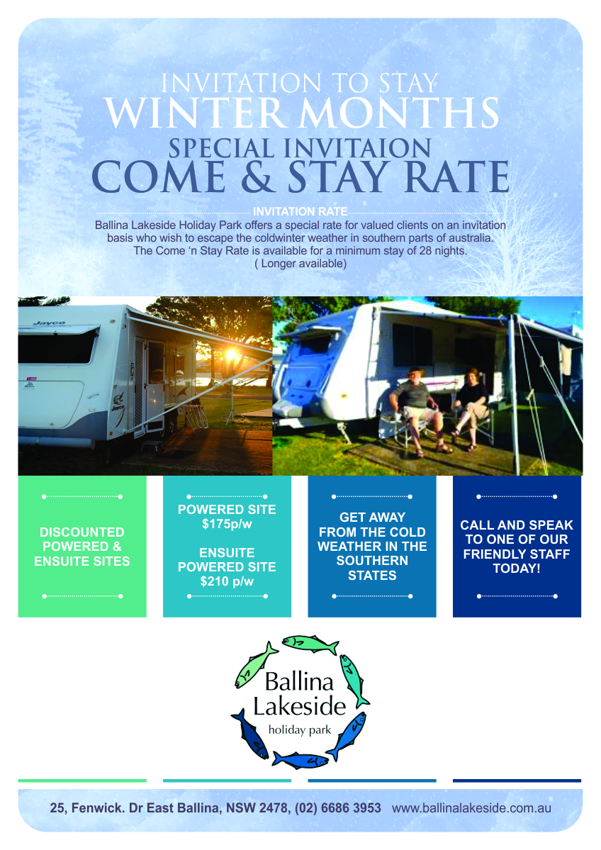 Banner Ad Design by cb1318 for Byron Holiday Park Pty Ltd | Design #4359916