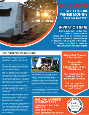 Banner Ad Design by shakar for Byron Holiday Park Pty Ltd | Design: #4367040