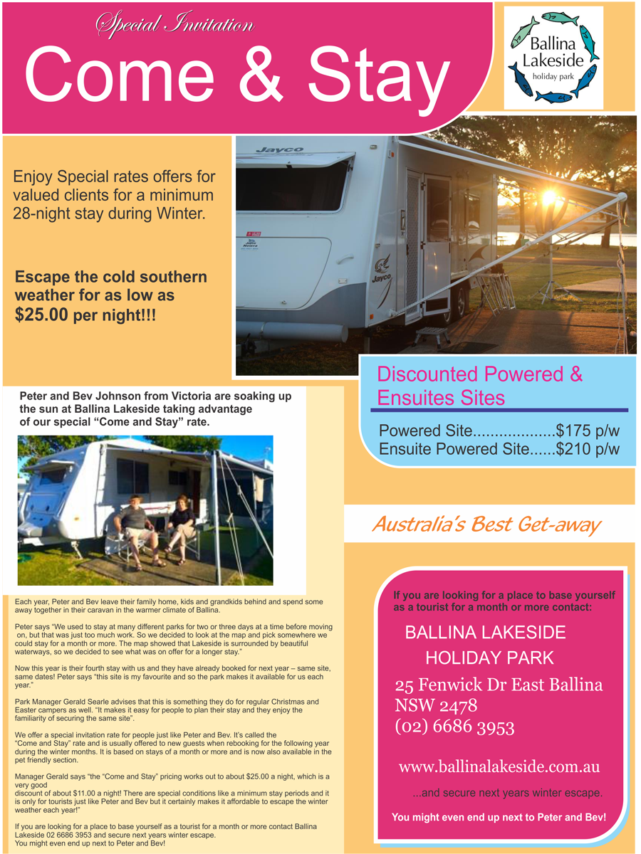 Banner-Design von Albanus für Byron Holiday Park Pty Ltd | Design #4359818