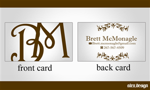 Business Card Design by alexUS25