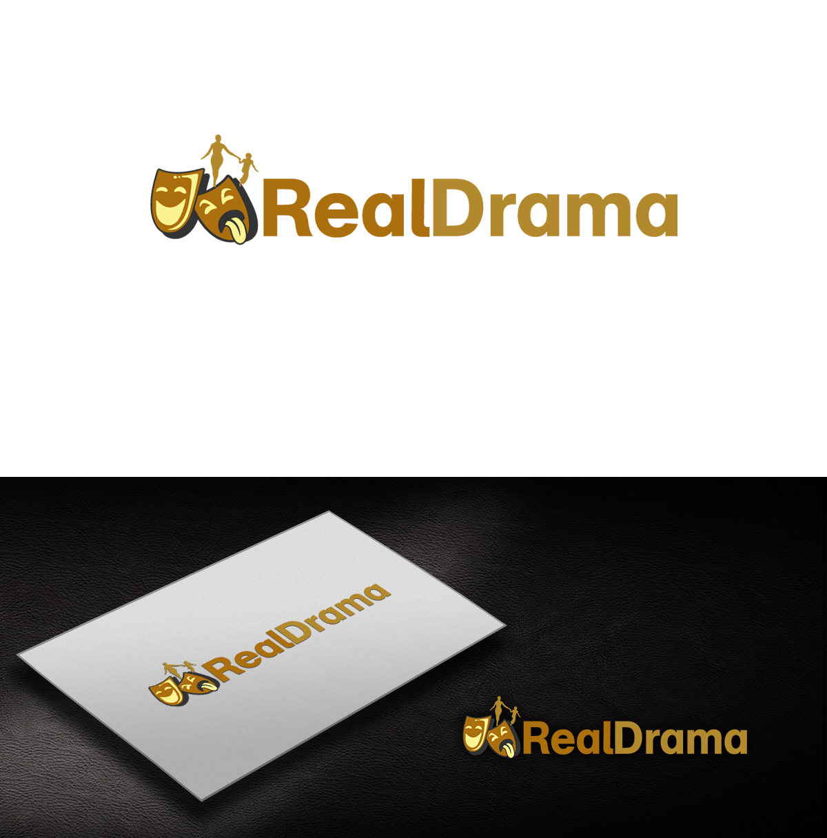 Logo Design by Pixi Dust for Real Drama | Design #4364146