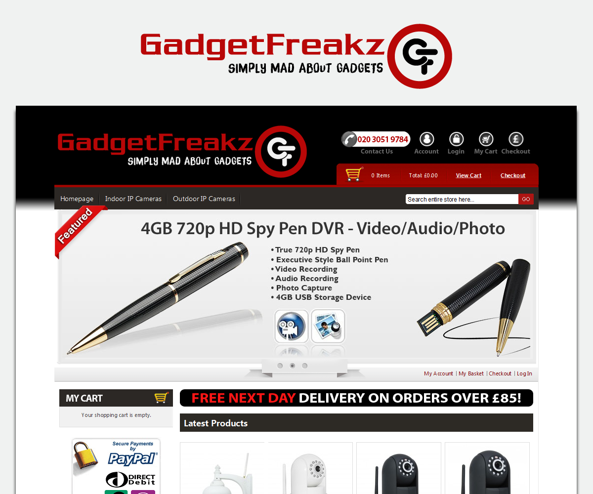 Logo Design by Charala for GadgetFreakz Ltd | Design #4416135