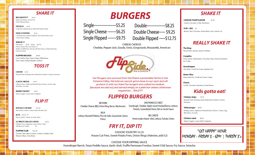Menu Design by RedKanvas for this project | Design #4366669