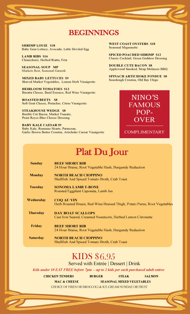 Menu Design by RedKanvas for this project | Design #4366674