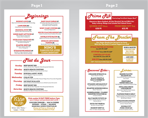 Menu Design by Ekanite for this project | Design: #4366763