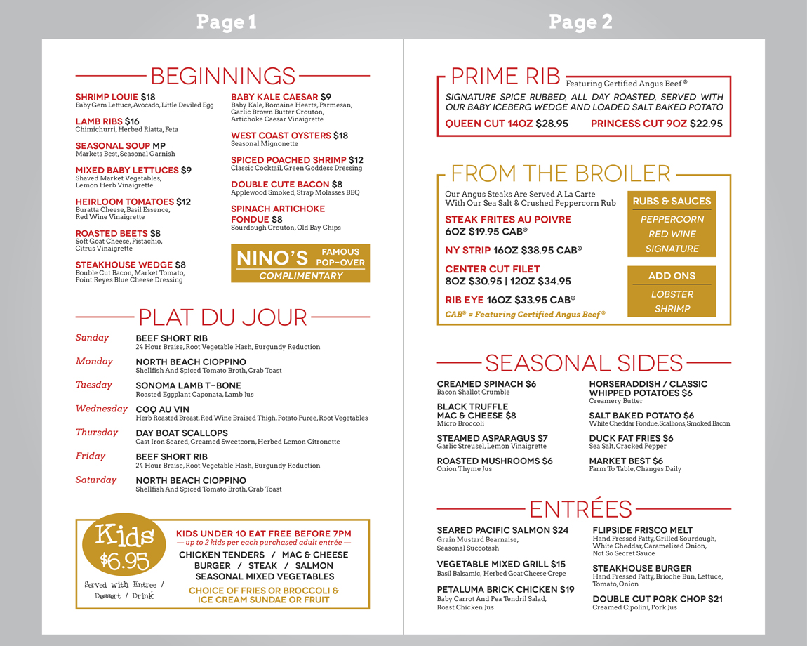 Menu Design by Ekanite for this project | Design #4378011