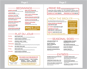 Menu Design by Ekanite for this project | Design: #4378011