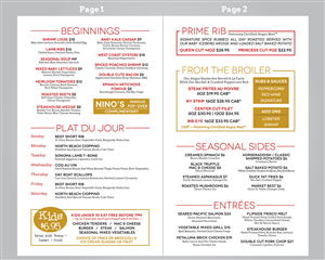 Menu Design by Ekanite for this project | Design: #4378017