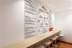 2 menu designs:  Flip Hospitality | Design de Menu par Cyanide Designz