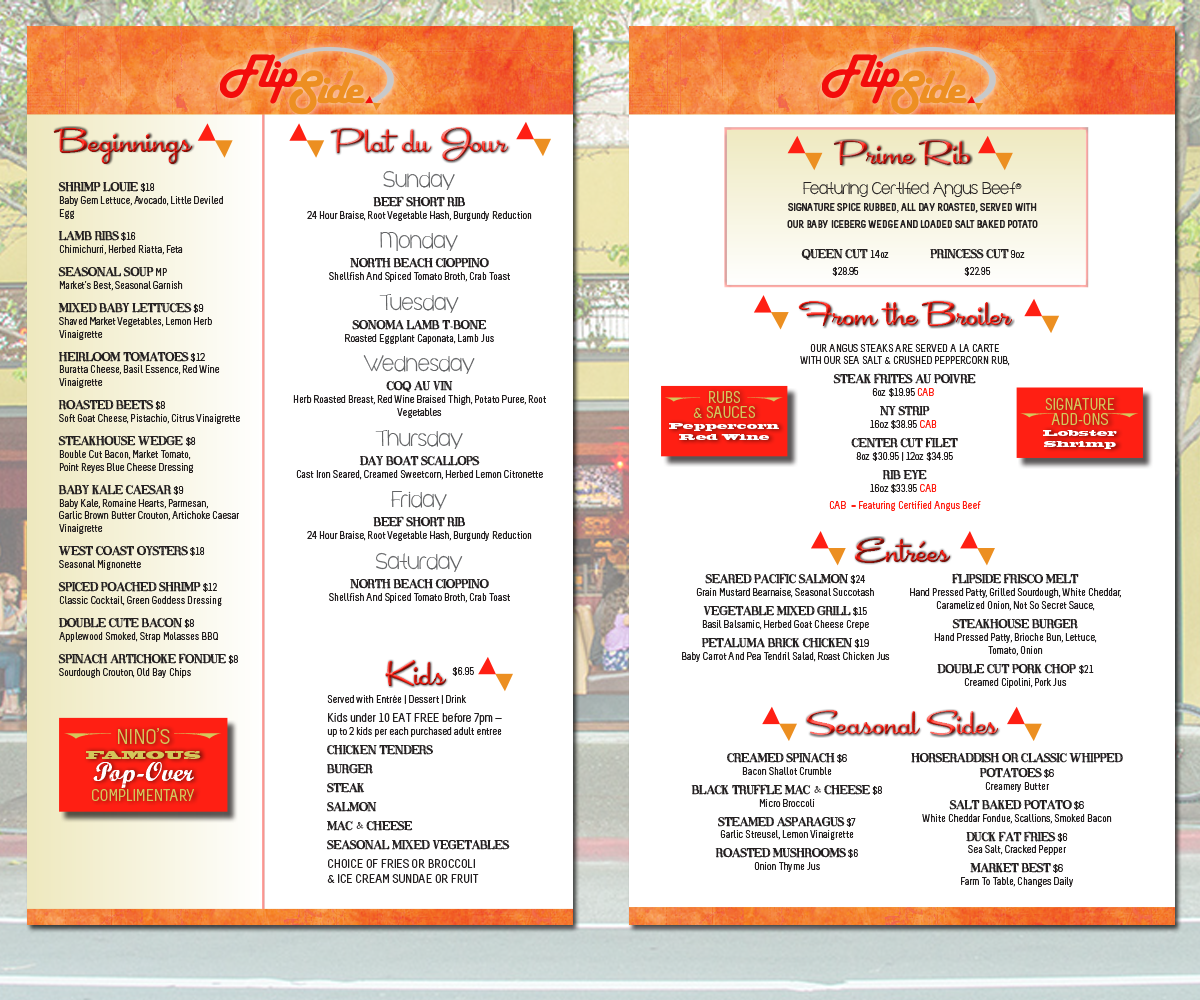 Menü-Design von iD_intelligentDesign für dieses Projekt | Design #4373067