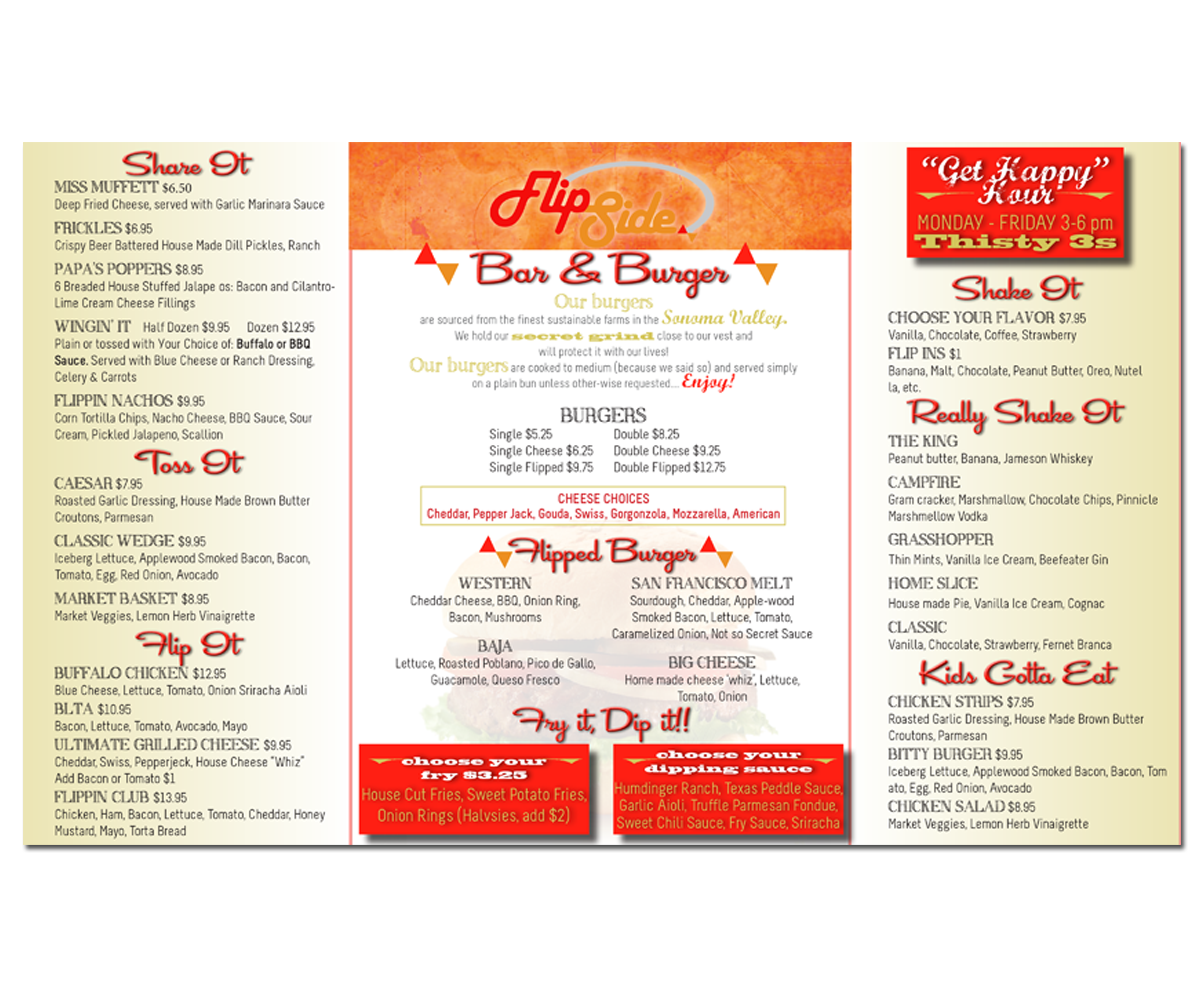 Menu Design by iD_intelligentDesign for this project | Design #4373247