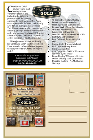 Postcard Design by Venus L. Penaflor for Cardboard+Gold%2C+Inc. | Design: #4379666