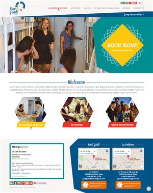 hostels chain website in Barcelona | Diseño Web por MIND