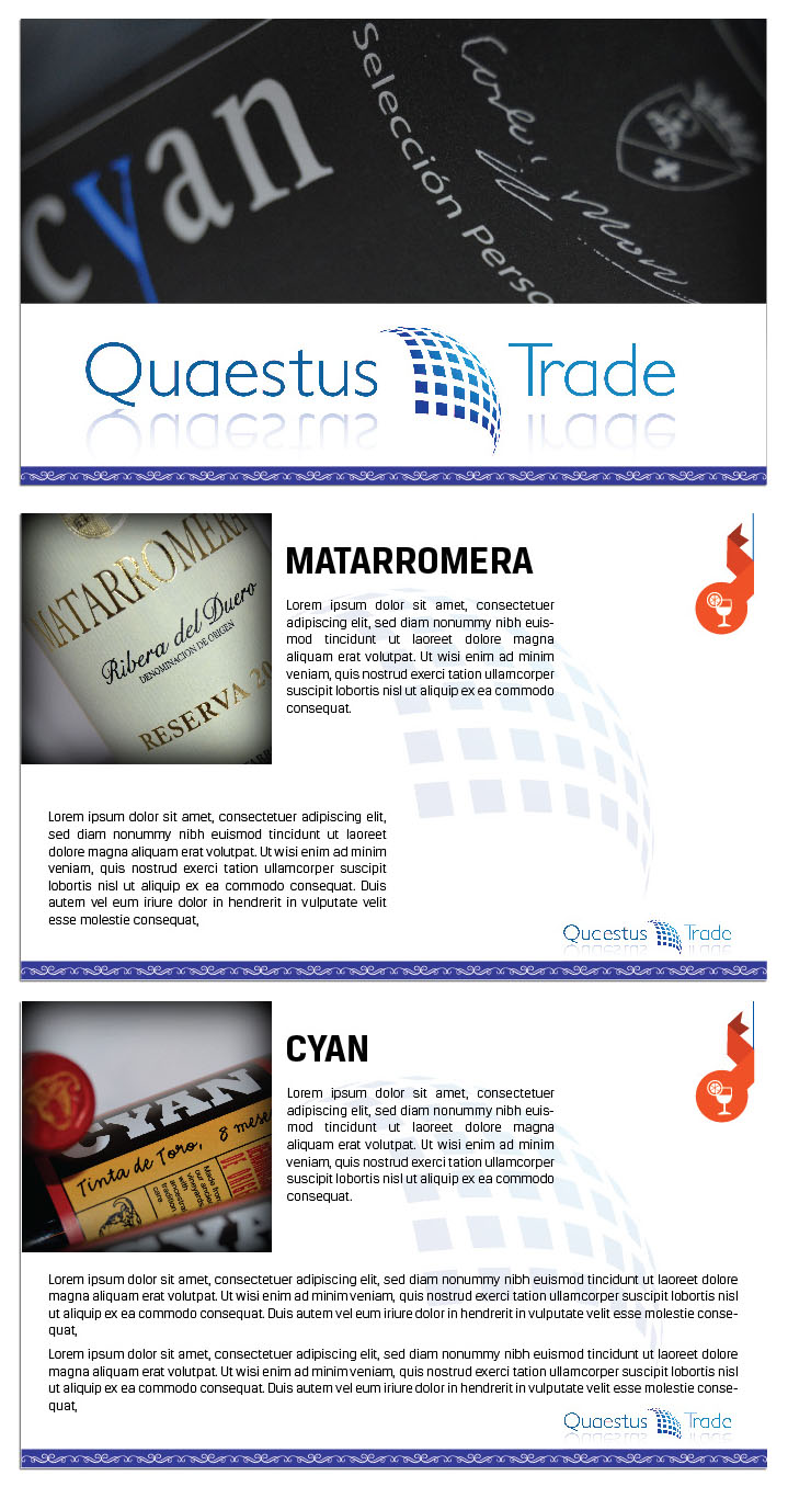 Catalogue Design by BengsWorks for Quaestus & Trade S.L. | Design #4412025