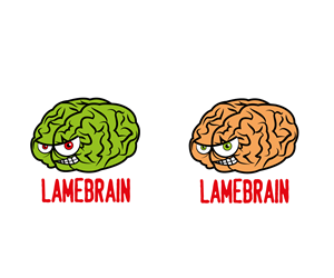 Logo-Design von Sofia Pereira für LAMEBRAIN | Design #1260527