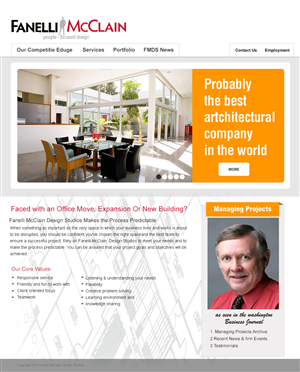 web Design for Architecture and Interior Design Firm | Web Design by webwinner