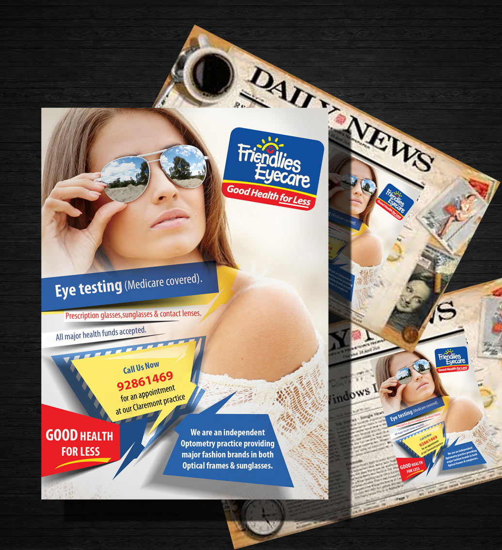Flyer Design by uk for Friendlies Eyecare | Design #4417890