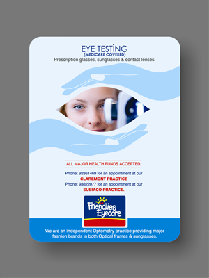 Flyer Design by cb1318 for Friendlies Eyecare | Design: #4482507
