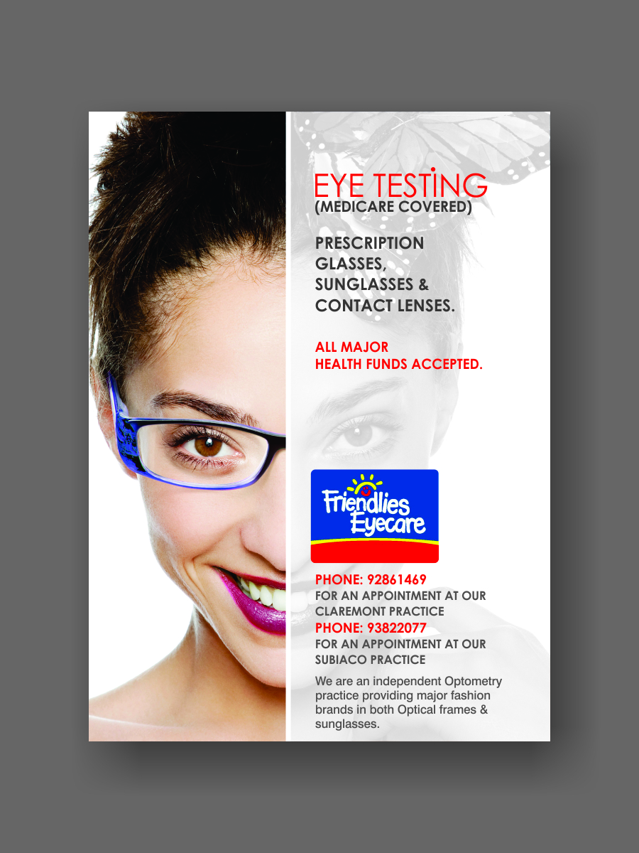 Flyer Design by cb1318 for Friendlies Eyecare | Design #4482561