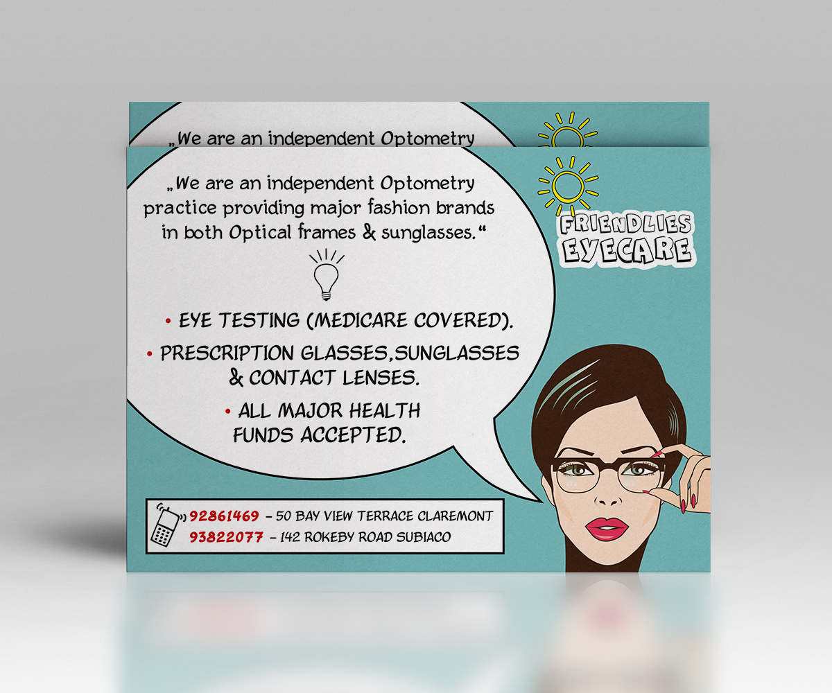 Flyer Design by DTPak for Friendlies Eyecare | Design: #4530204