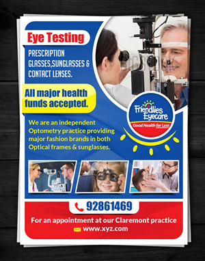 Flyer Design by ESolz Technologies for Friendlies Eyecare | Design #4409602