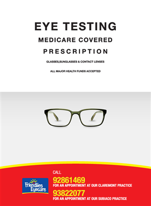 Flyer Design by Lee Xian for Friendlies Eyecare | Design: #4466950