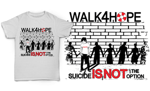 Walk 4 Hope T-shirt Design | T-shirt Design by BuntarBG