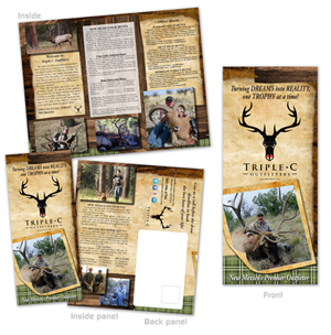 Brochure Design by jmsgraphicdesign for Triple C Outfitters | Design: #1272997