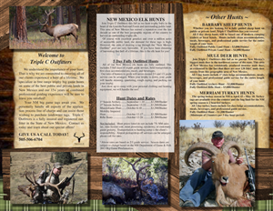 Brochure Design by jmsgraphicdesign for Triple C Outfitters | Design: #1272999