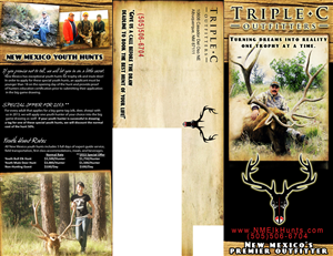 Brochure Design by NegZero for Triple C Outfitters | Design: #1273388