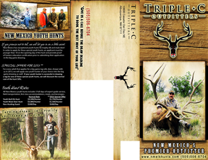 Brochure Design by NegZero for Triple C Outfitters | Design: #1275616