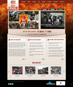 Web Design par pb pour Alive Outside | Design : #1249496