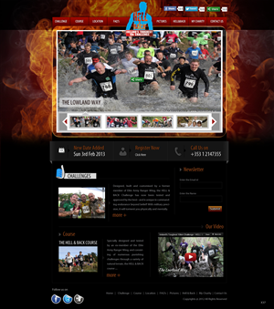 Web Design par pb pour Alive Outside | Design : #1249500