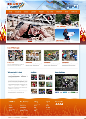 Web Design par pb pour Alive Outside | Design : #1249507