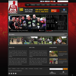 Web Design par pb pour Alive Outside | Design : #1249510
