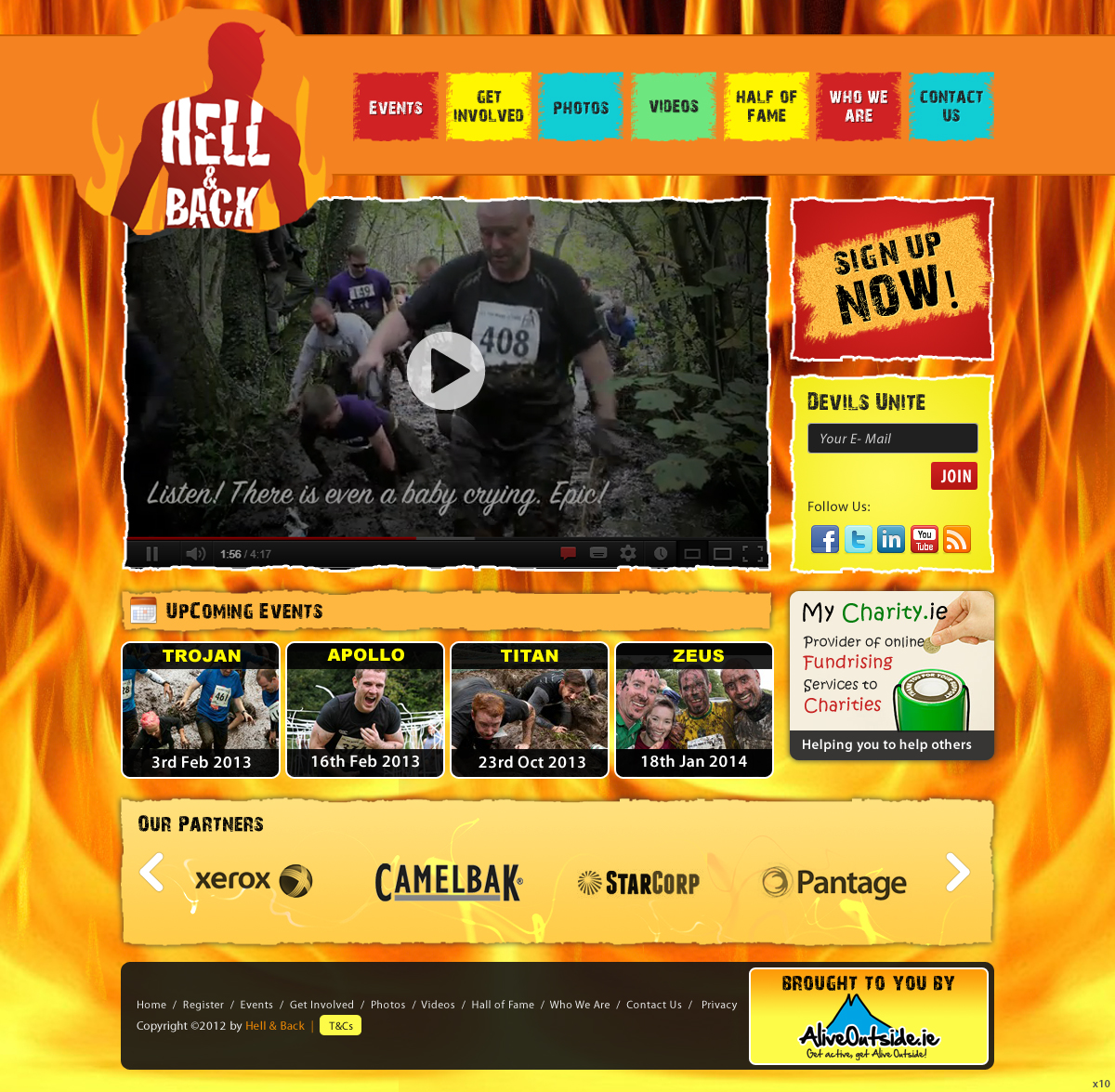 Web Design by pb for Alive Outside | Design #1296762