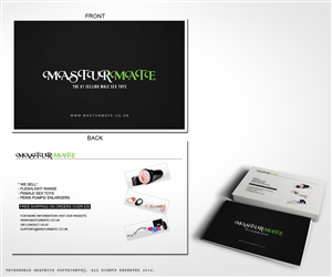 Adult website business card design | Visitenkarten-Design von Aurelio III